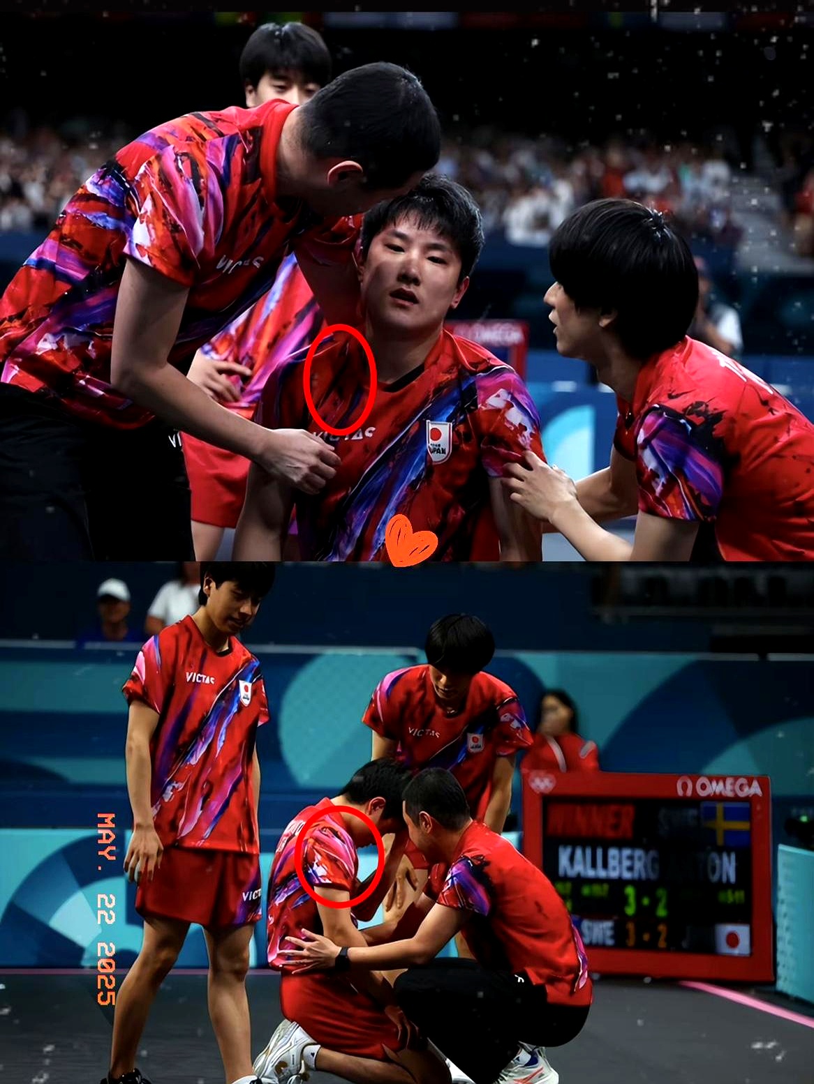 关于韩国乒乓球队完胜中国乒乓球队，张本智和送出助攻的信息